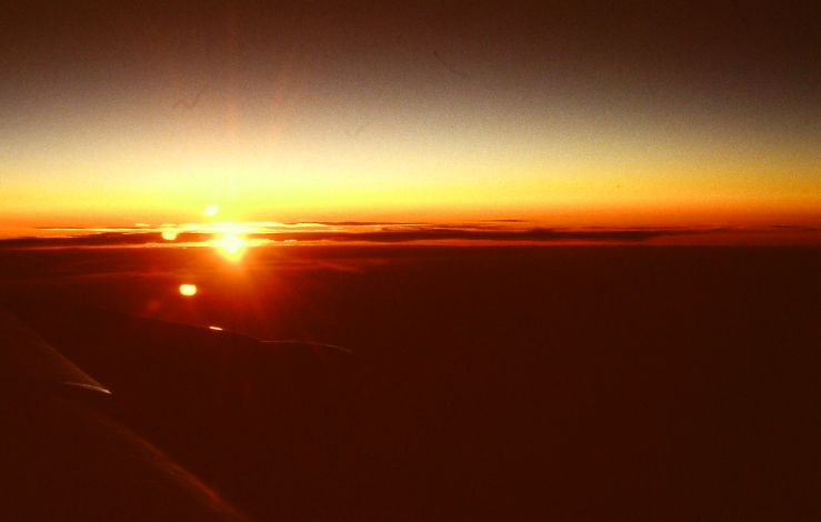 08.07.1989 Mitternachsonne auf dem Rückflug