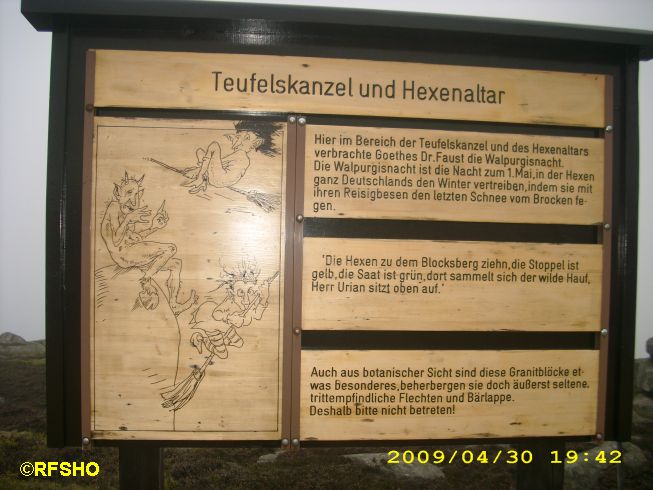 Teufelskanzel u. Hexenaltar