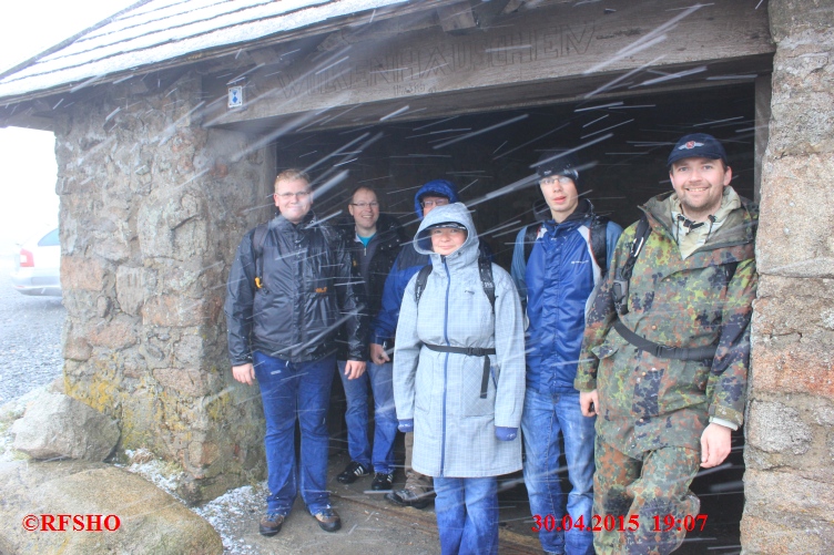 die Gruppe im Wolkenhäuschen