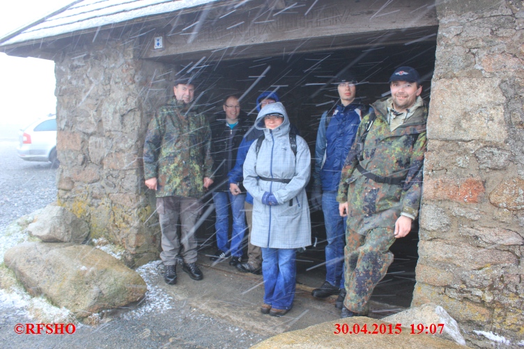 die Gruppe im Wolkenhäuschen