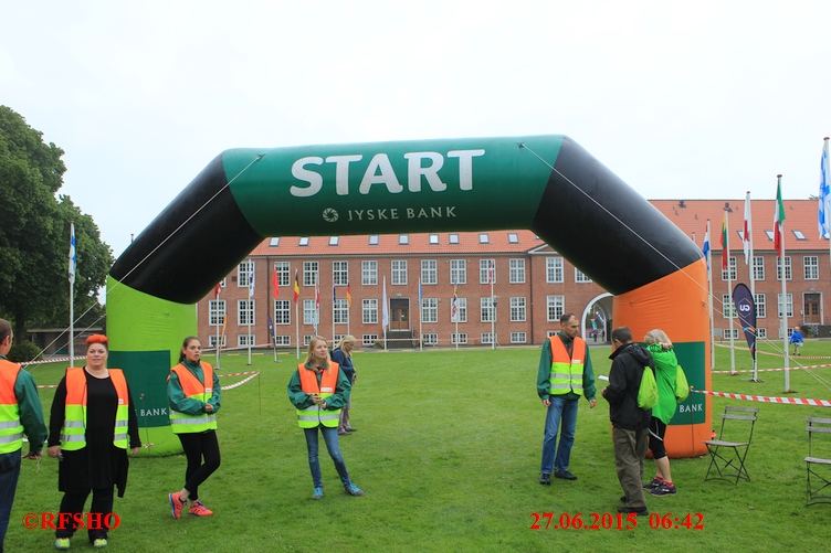 Haervejsmarchen, Start