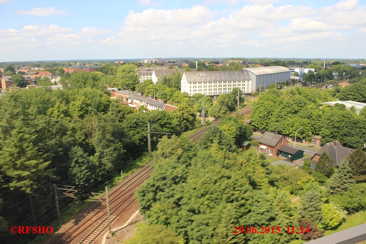 Rückreise mit der Bahn, Rendsburg