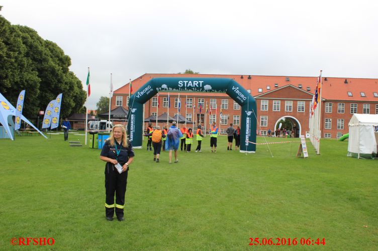 Haervejsmarchen, Start