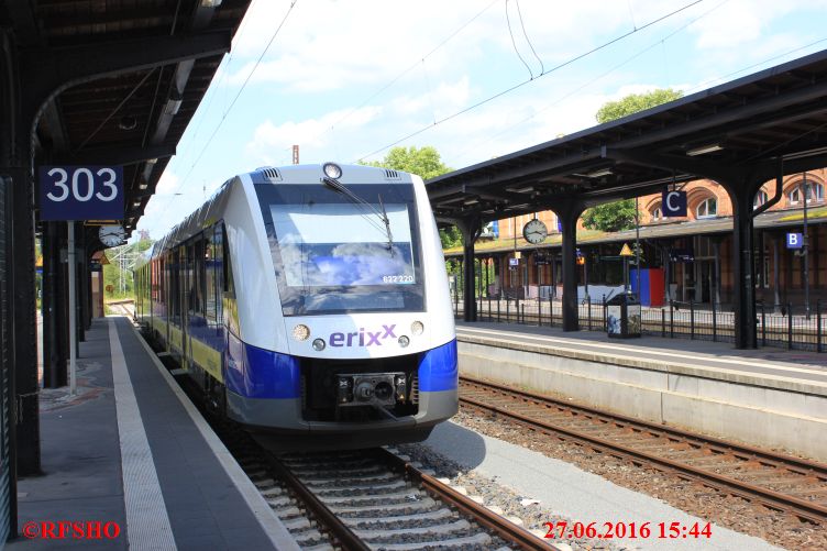 Rückreise mit der Bahn, Uelzen