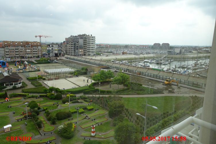 Blankenberge, Blick vom Hotel