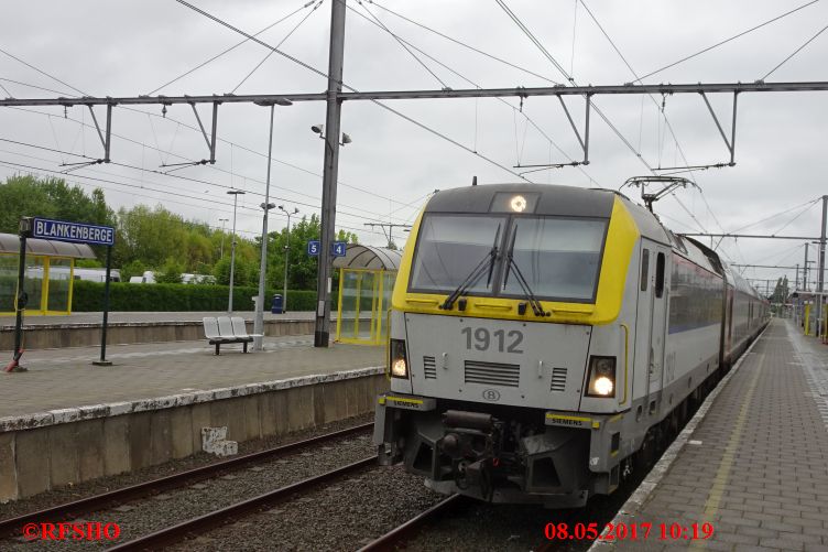 Blankenberge, Zug nach Brüssel