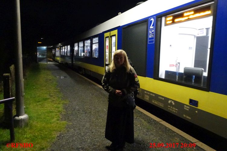 Rückreise mit der Bahn, erx 82770 in Schönewörde