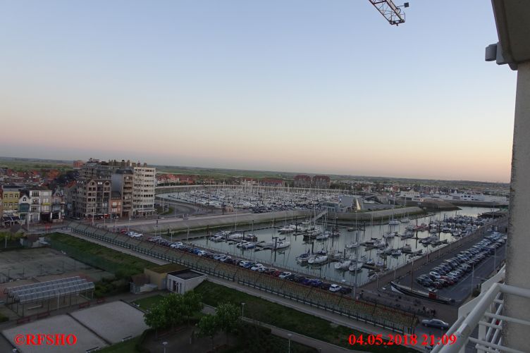 Blankenberge, Blick vom Hotel