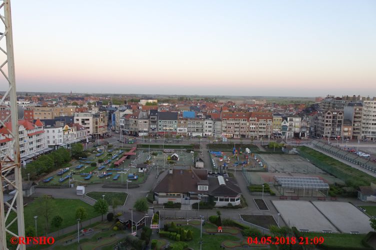 Blankenberge, Blick vom Hotel