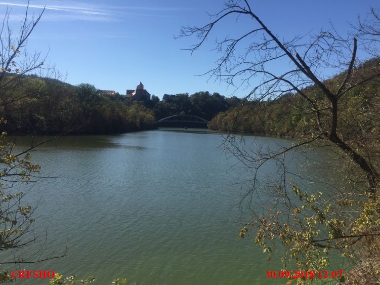 Marsch 2. Tag, Brno Stausee  Burg Veveří