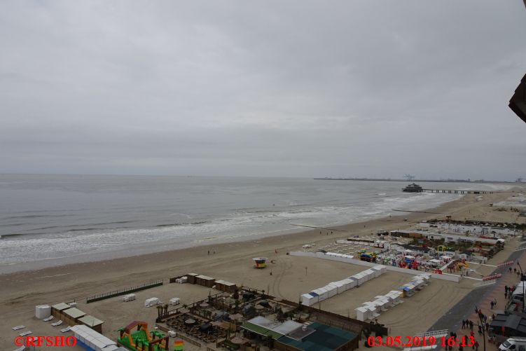 Blankenberge, Blick vom Hotel