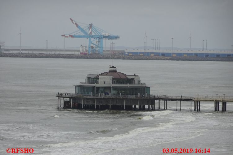 Blankenberge, Blick vom Hotel