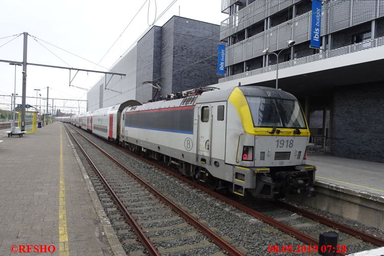 Blankenberge, Zug nach Brüssel