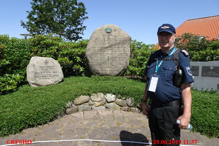 Haervejsmarchen, Ziel 1. Tag, 20 km geschafft