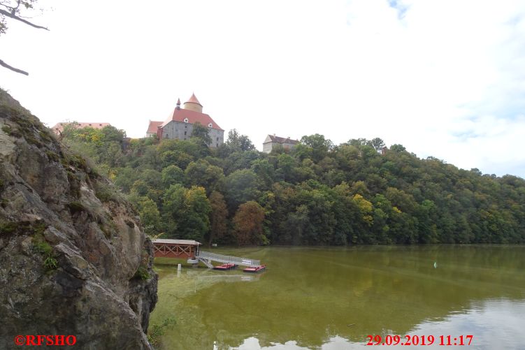 Marsch 2. Tag, Brno Stausee  Burg Veveří