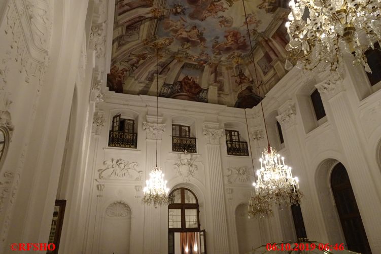 Fulda, Frühstücksraum im  Hotel