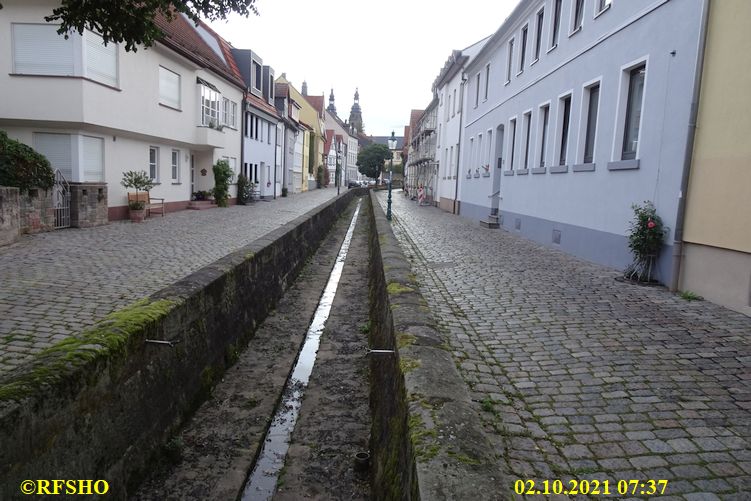 auf dem Weg zum Start