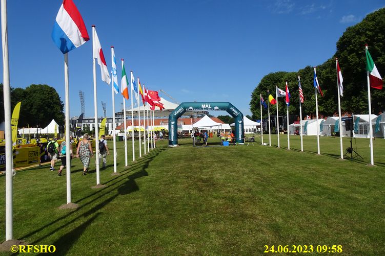 Hærvejsmarchen, Ziel 1. Tag, 10 km geschafft