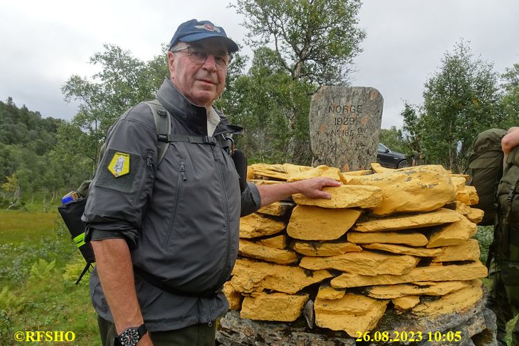 Sagamarsjen, Grenze Sverige − Norge