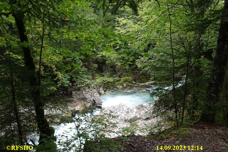 Ankunft in Leutasch, Geisterklamm