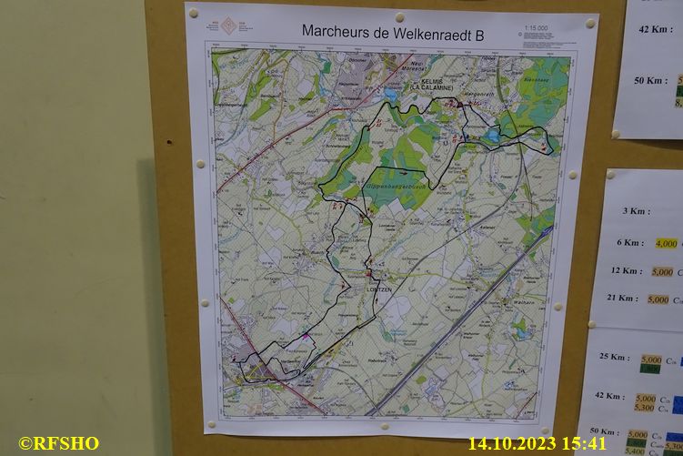 IML / IVV Cup Welkenraedt Marschstrecke 21 km