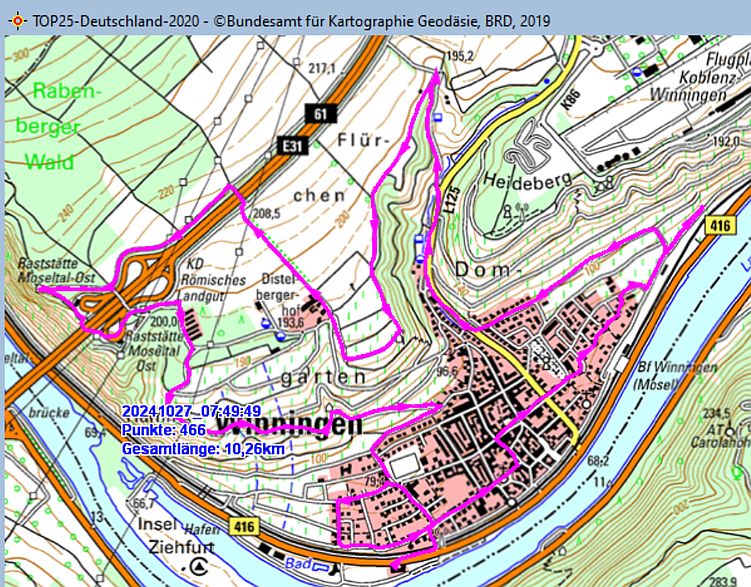 im Ziel, IML / IVV Cup Winningen Marschstrecke 10 km