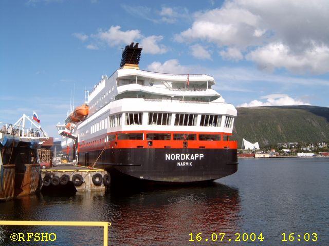 MS NORDKAPP in Tromsø