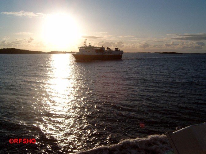 Schiffsbegegnung MS Lyngen 04.04.2006 19:30 Uhr