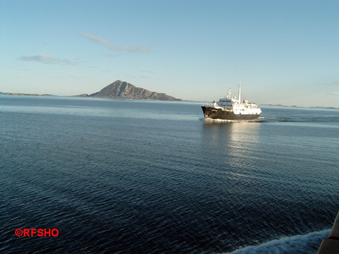 Schiffsbegegnung MS Lofoten 06.04.2006 08:19 Uhr