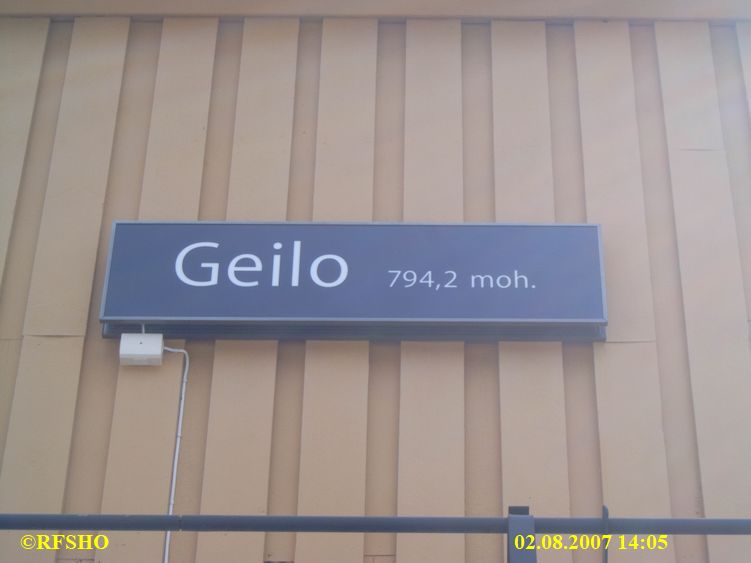 Geilo, Bahnhof