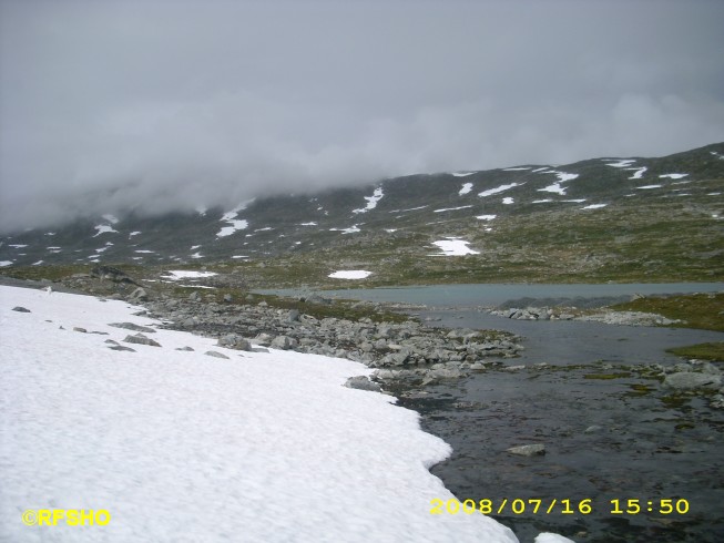 Schnee am Gamle Strynefjellvegen (RV 258)