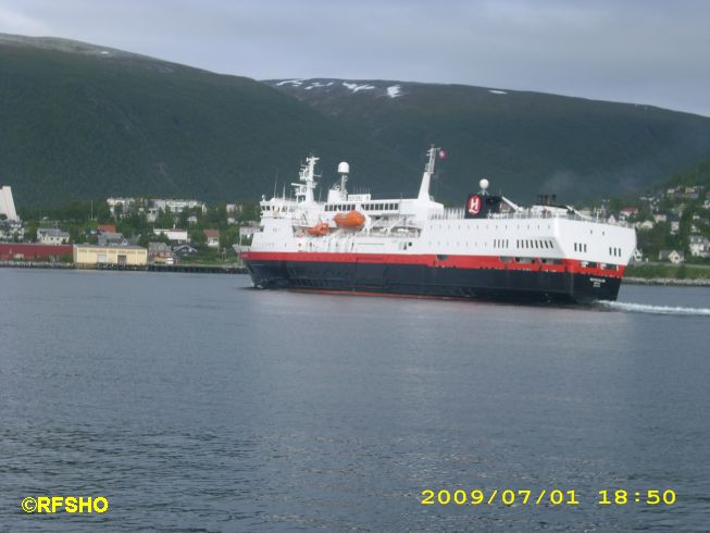 MS Vesterålen verläst Tromsø