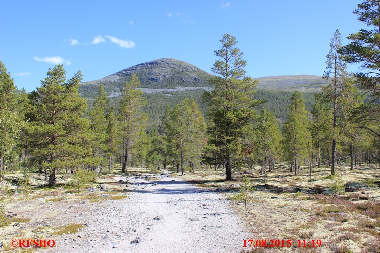 Wanderweg von Straumbu nach Bjørnhollia