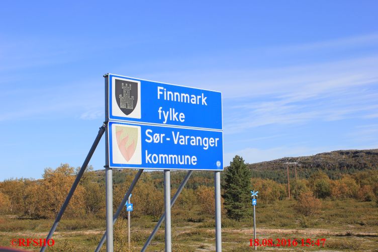 an der 971, Norwegen ist erreicht