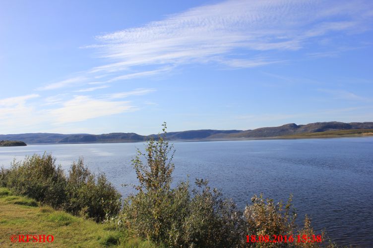 an der E6, Varangerfjorden