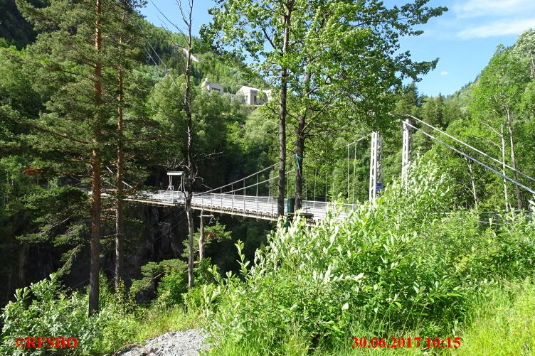 Brücke zum Kraftwerk Vemork