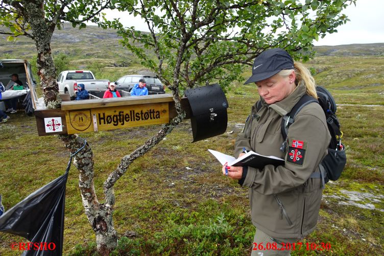 Sagamarsjen, Høgfjellstøtta