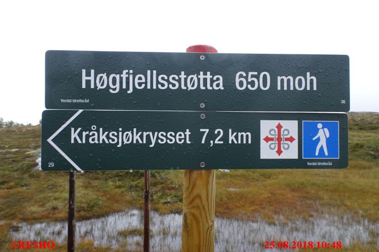 Sagamarsjen, Høgfjellstøtta