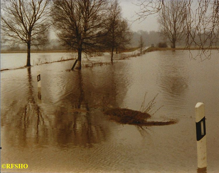 Frühjahr 1981 Hochwasser, Feldstraße 