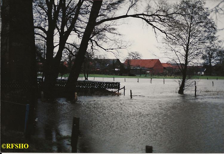 29. − 30.01.1994 Hochwasser, Riet Lindenstraße