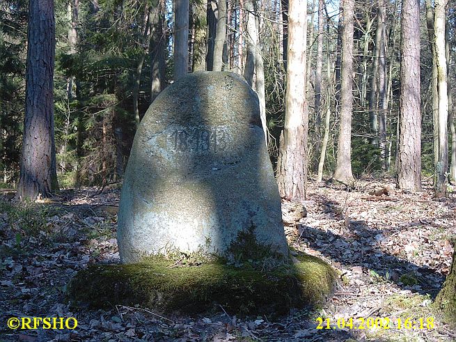 Gedenkstein im Malloh