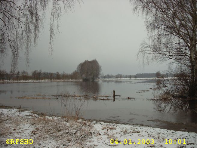 Hochwasser, Verbindungsweg nach Betzhorn