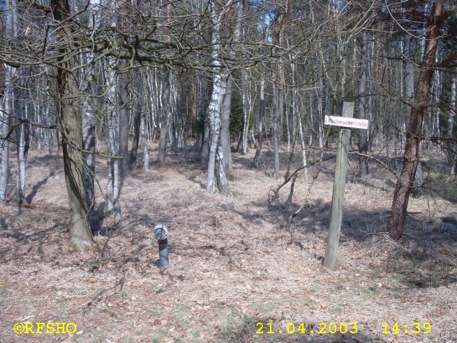 Löschbrunnen im Moor