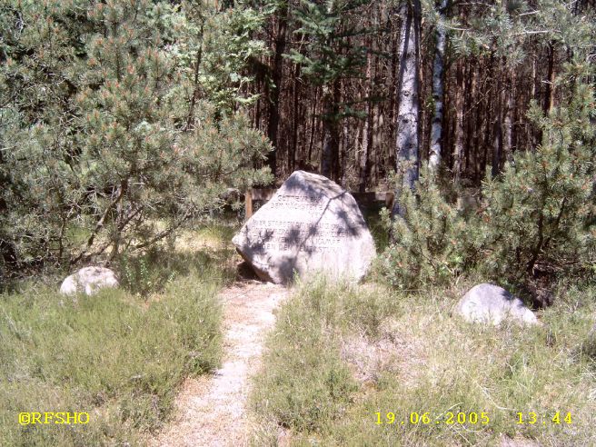 Gedenkstein Waldbrand 1975