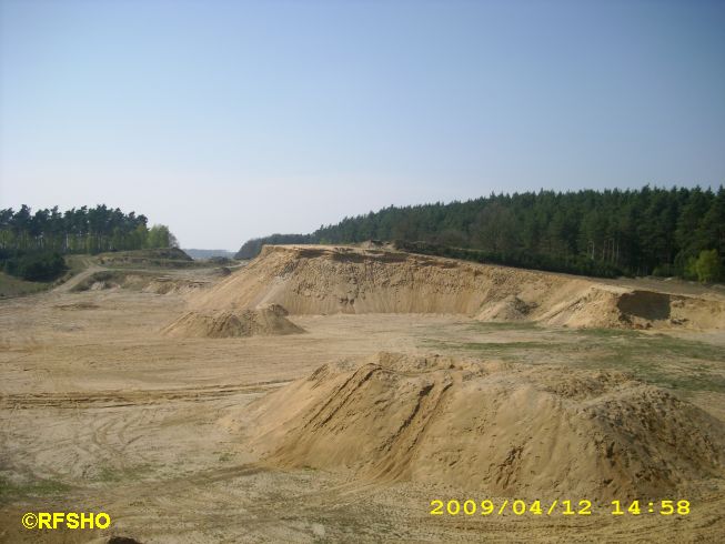 Sandabbau am Wohlenberg