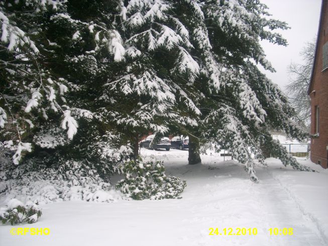 Eisregen und Neuschnee