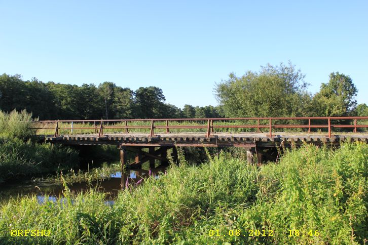 Fahrradtour Richtung Wagenhoff (Isebrücke zw. Wagenhoff u. Platendorf)