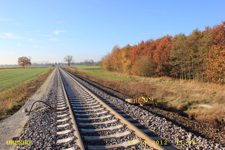 Gleisbauarbeiten − BÜ Landgraben