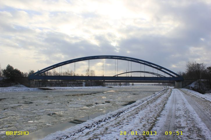 Elbe-Seitenkanal Eisenbahnbrücke zwischen Vorhop − Schönewörde