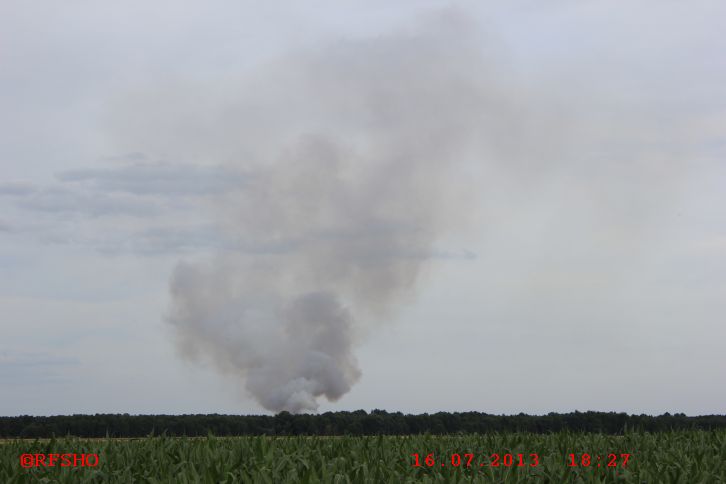 Feuer auf dem TrÜbPl Ehra